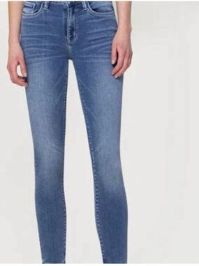 828  flying monkey Mid-Rise  Skinny Blue Women’s Jeans. Sz28